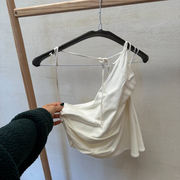 Christopher Esber White Draped Camisole Size 4 (XXS) - Picture 4 of 7
